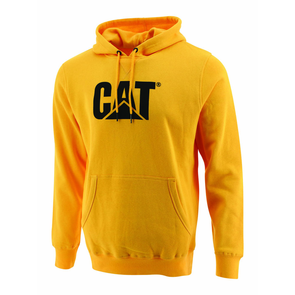 Foundation po hooded sweatshirt - Yellow - Ca - tops - CAT Footwear