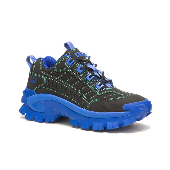 Intruder Supercharged Black Blue Cat Footwear