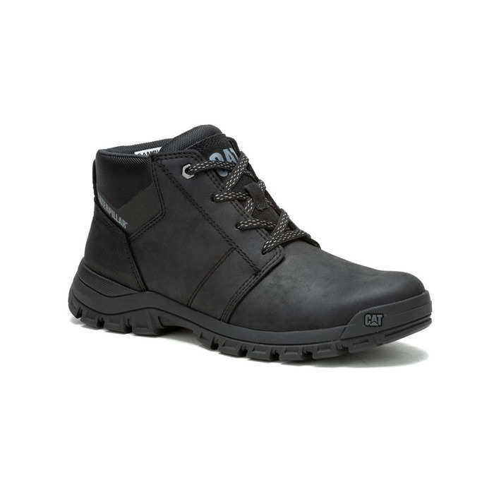 Threshold Chukka Mens Leather Boot Black CAT Footwear